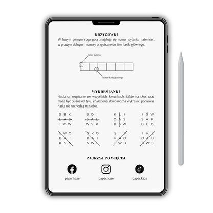 KRZYŻÓWKI I WYKREŚLANKI DLA GEN Z (wersja PDF)