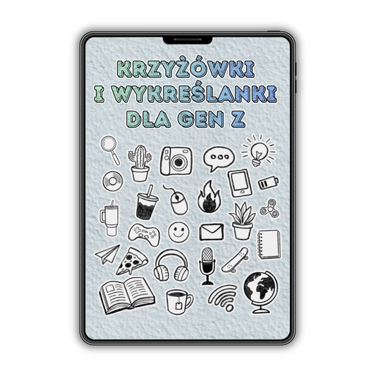 KRZYŻÓWKI I WYKREŚLANKI DLA GEN Z (wersja PDF)